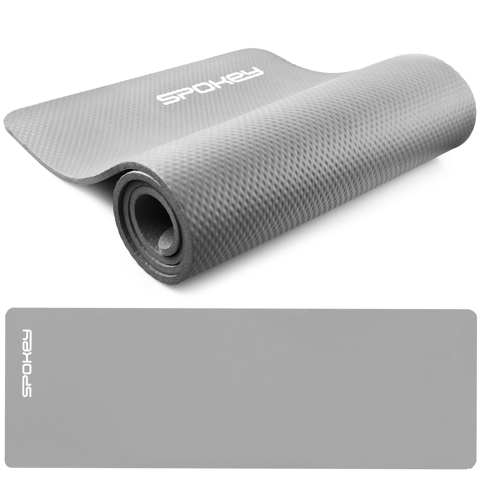 Gimnastikos kilimėlis Spokey Softmat 180x60x1,5 cm, pilkas, 928927