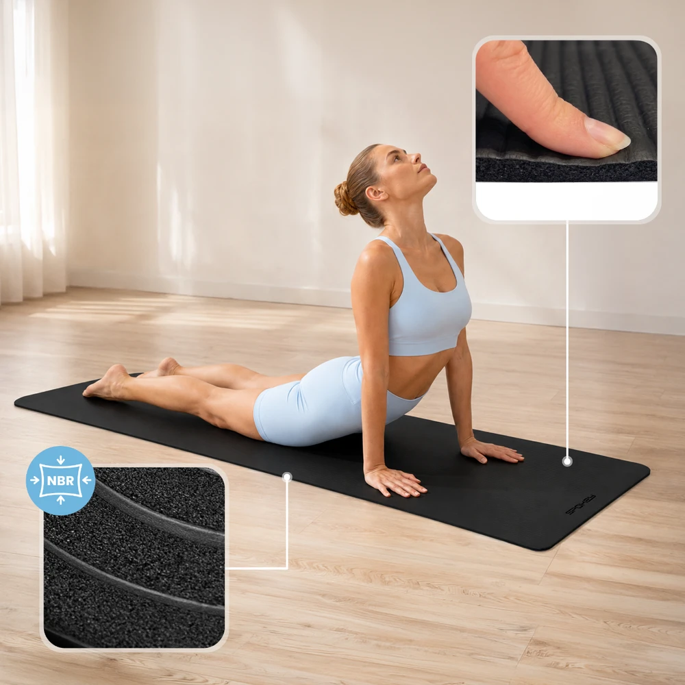 Gimnastikos kilimėlis 183 x 61 x 1,5 cm Spokey SOFTMAT