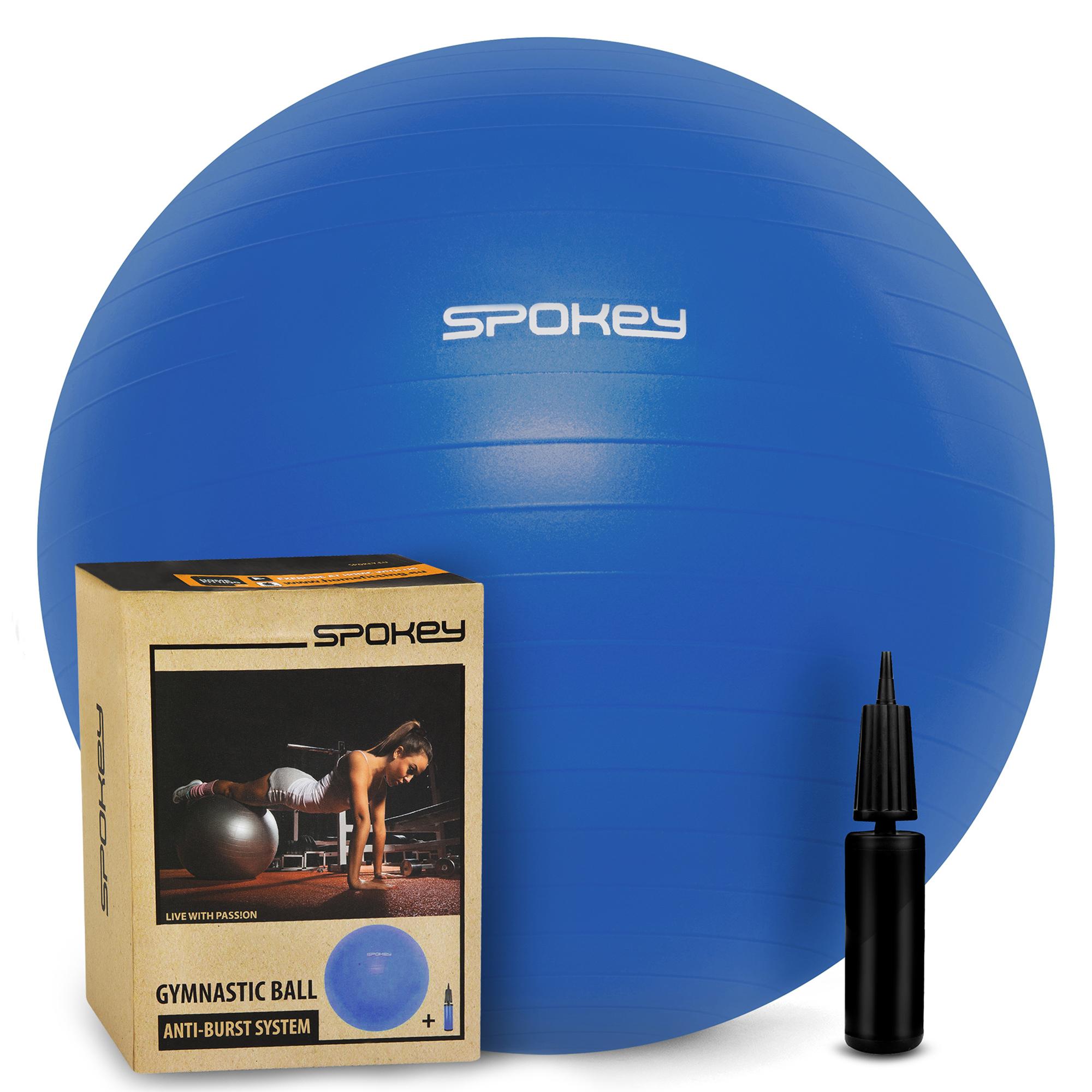 Spokey gimnastikos kamuolys Spokey Fitball 55 cm BL mėlynas 929871
