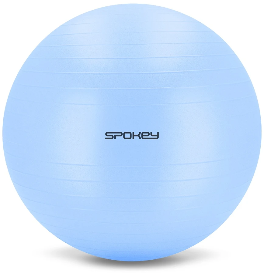 Gimnastikos kamuolys Spokey. šviesus mėlynas, spalv.. 65 cm