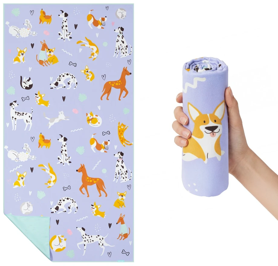 Spokey KIDDY rankšluostis 80x160 kačių