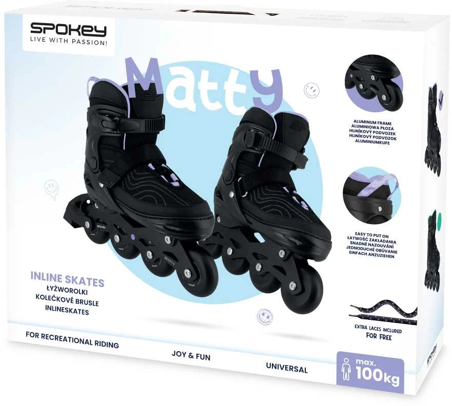 Spokey MATTY BL riedučiai