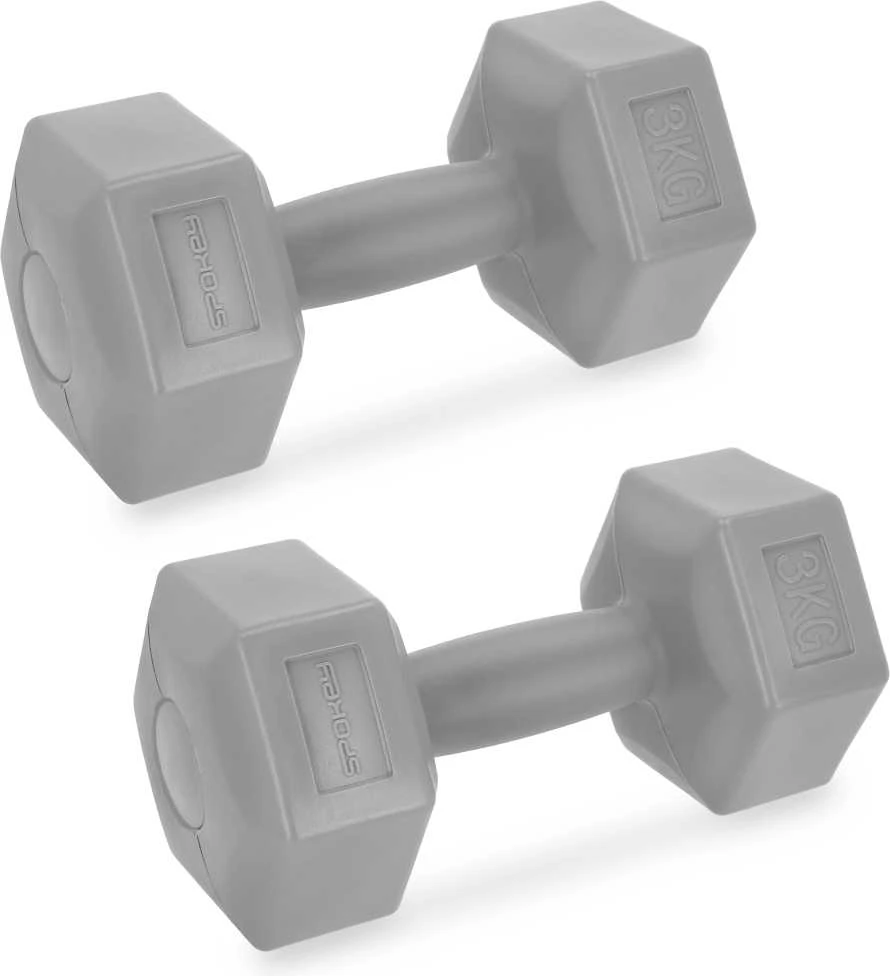 None MONSTER šešiakampis dumbbell rinkinys 2x 3kg
