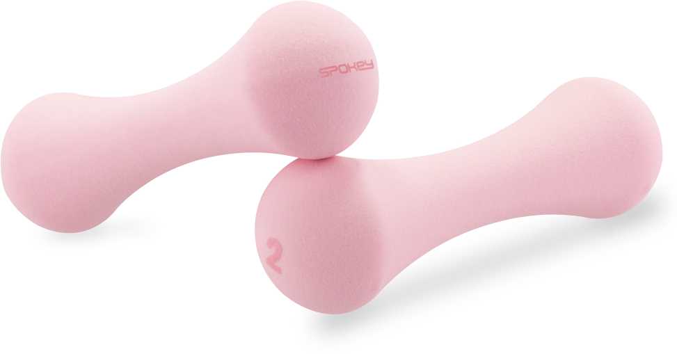Neopreninių hantelių rinkinys Spokey BONE 2x2 kg