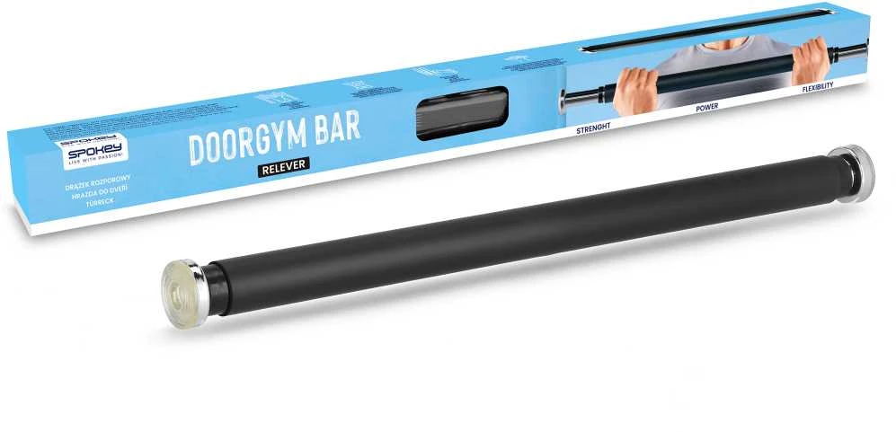 Skersinis tarp durų 62-100 cm Relever Spokey, Juodas
