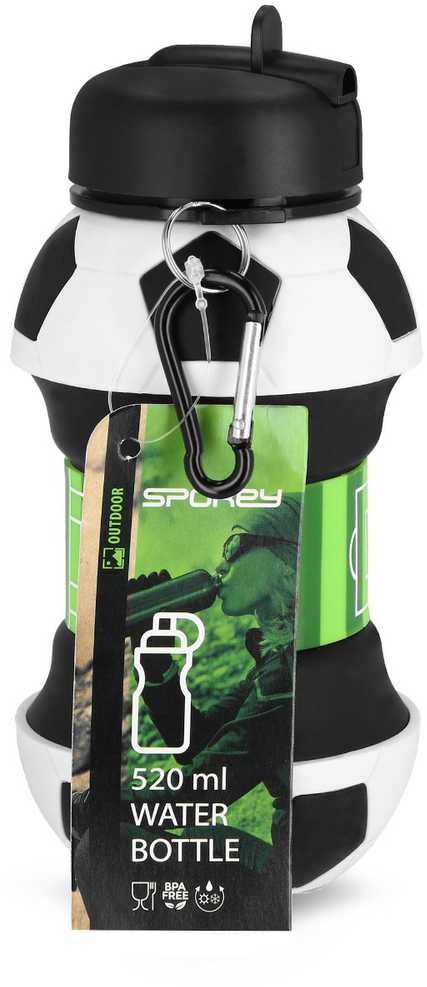 Silikoninis sulankstomas vandens butelis Spokey Cort, 500 ml