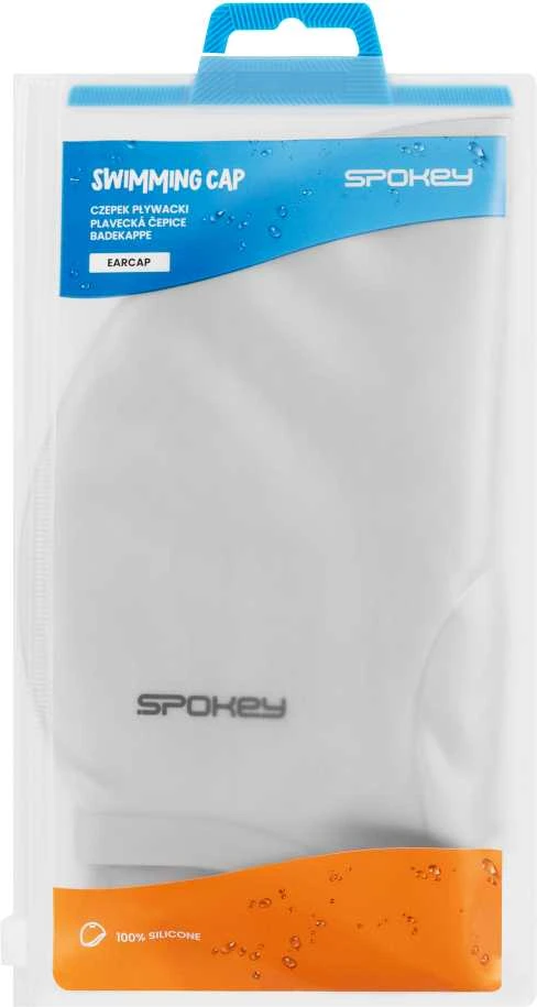 Plaukimo kepurė sidabrinė Spokey EARCAP