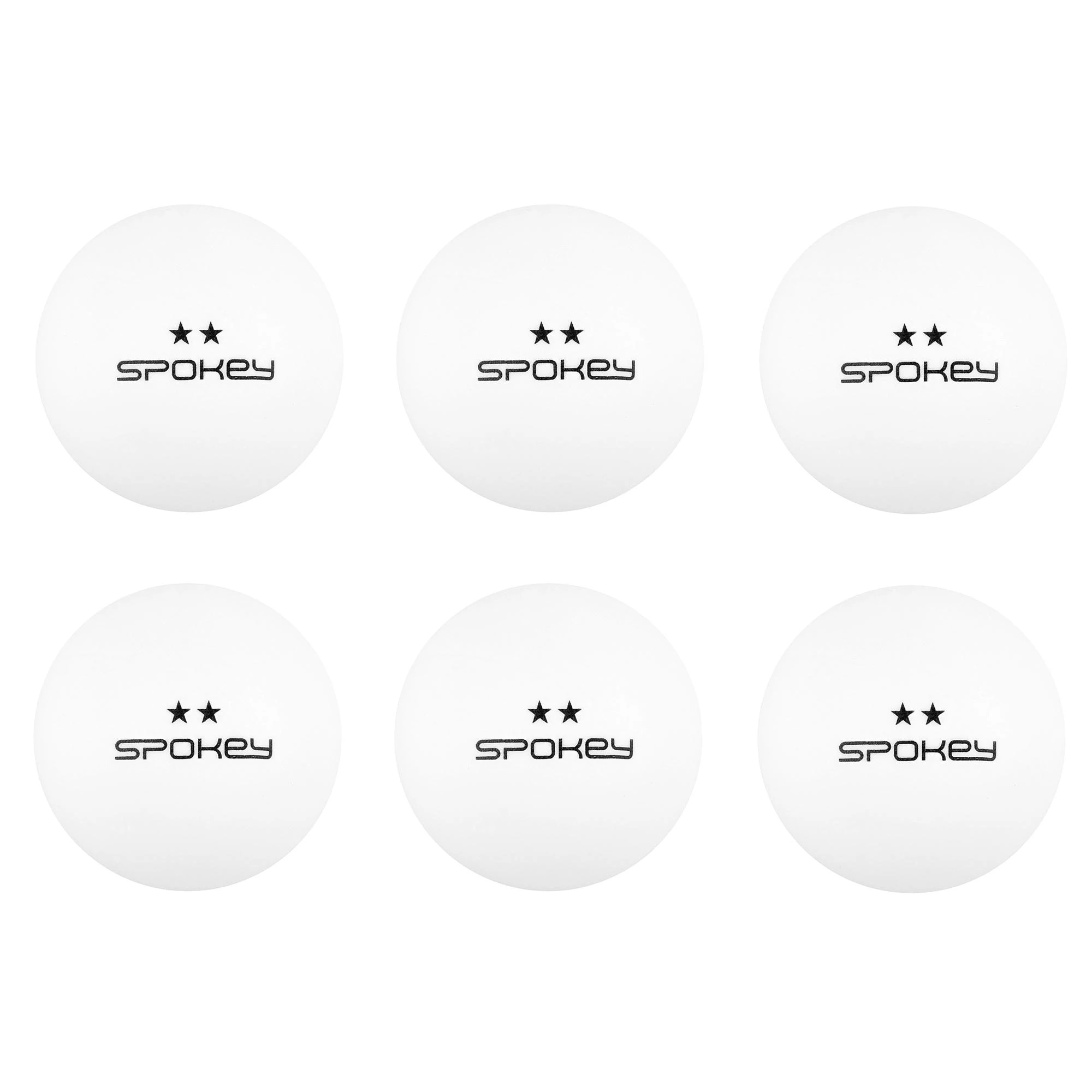 Stalo teniso kamuoliukai Skilled Spokey 6vnt. balti