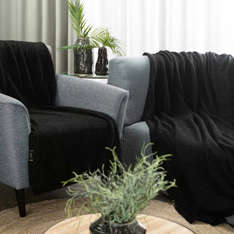 Eurofirany ANTKLĖ/BUKLA/Juodas 170X210 Juodas