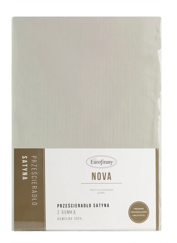 Eurofirany Eurocurtains BY / G / NOVA3 / BEIGE 140X200 + 25CM Paklodė