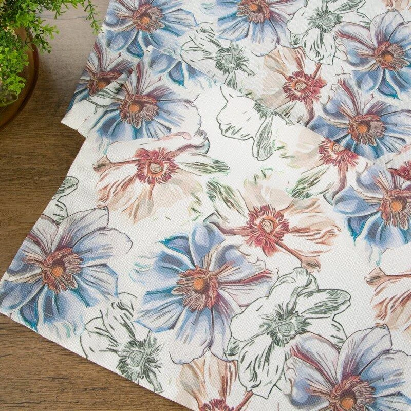Eurofirany CHO / FLORE / 7 40X180 MĖLYNA