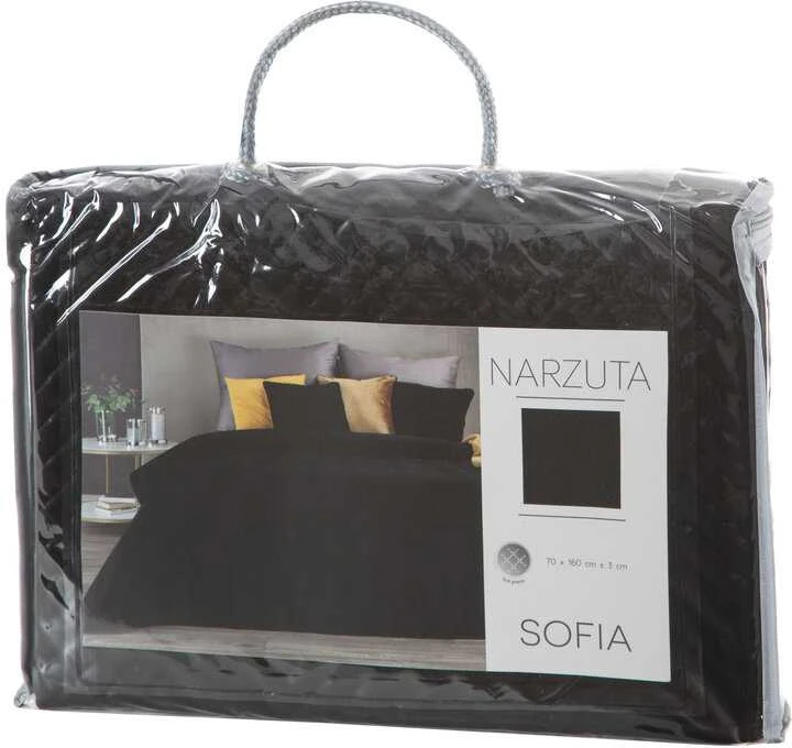 Eurofirany CHON / SOFIA / CZAR 70X160 Juodas Lovatiesė Lovatiesė