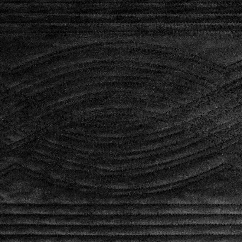 Eurofirany Aksominė dekoratyvinė lovatiesė, 220x240 cm, geometrinis raštas, dvigulei lovai, modernus namų dekoras, minkštas užtiesalas Lovatiesė