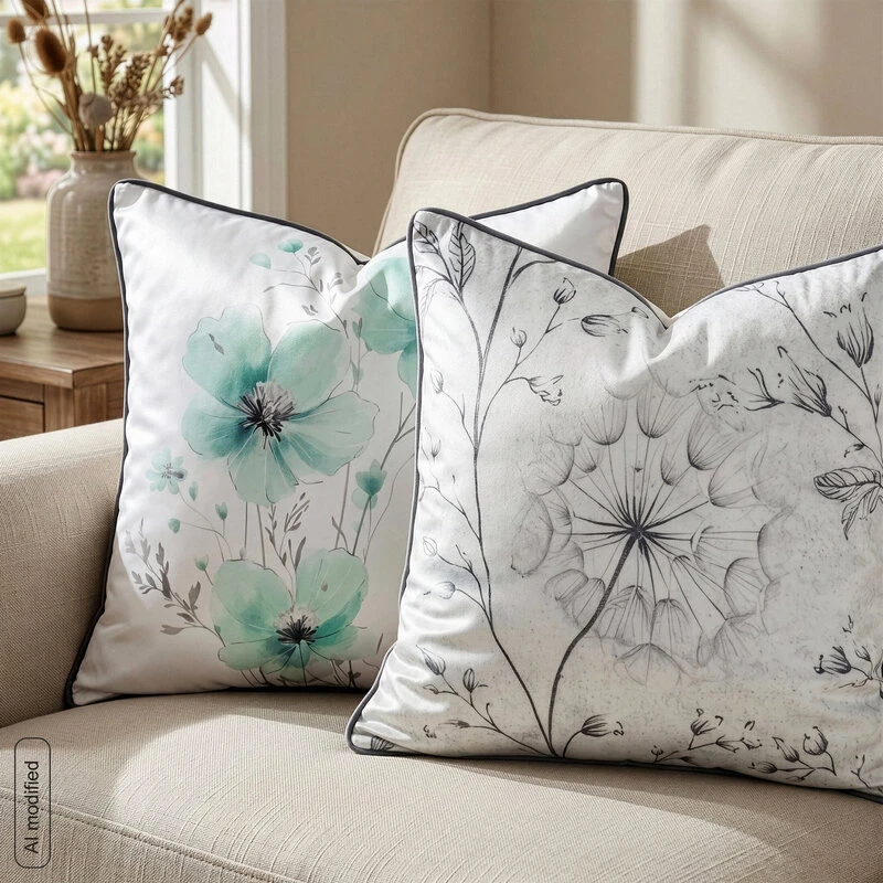 Eurofirany CHP/FLOWERS13 45X45 K+ PILKA