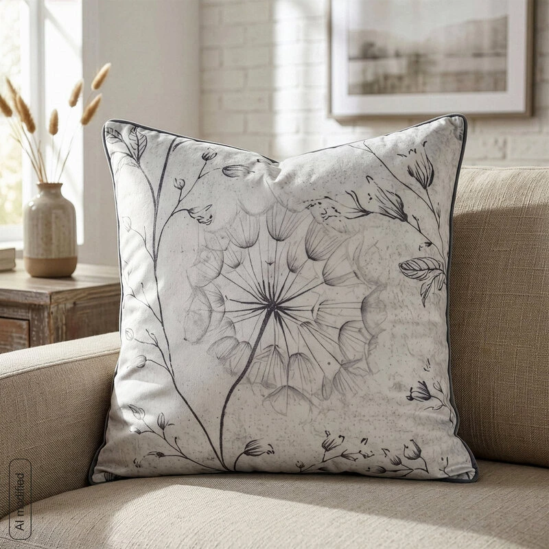Eurofirany CHP/FLOWERS13 45X45 K+ PILKA