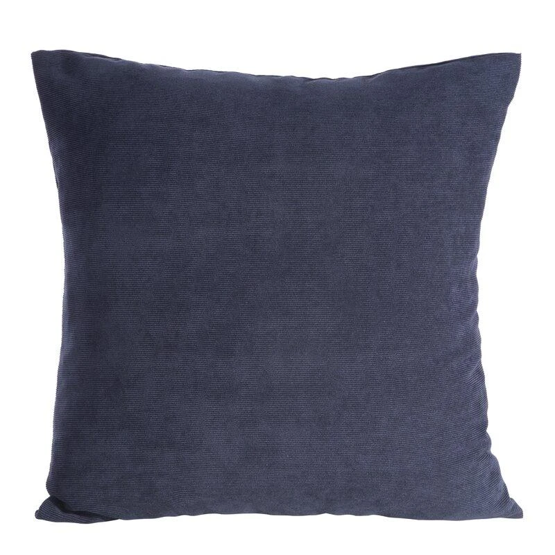 Mėlyna velvetinė dekoratyvinė pagalvė 45x45