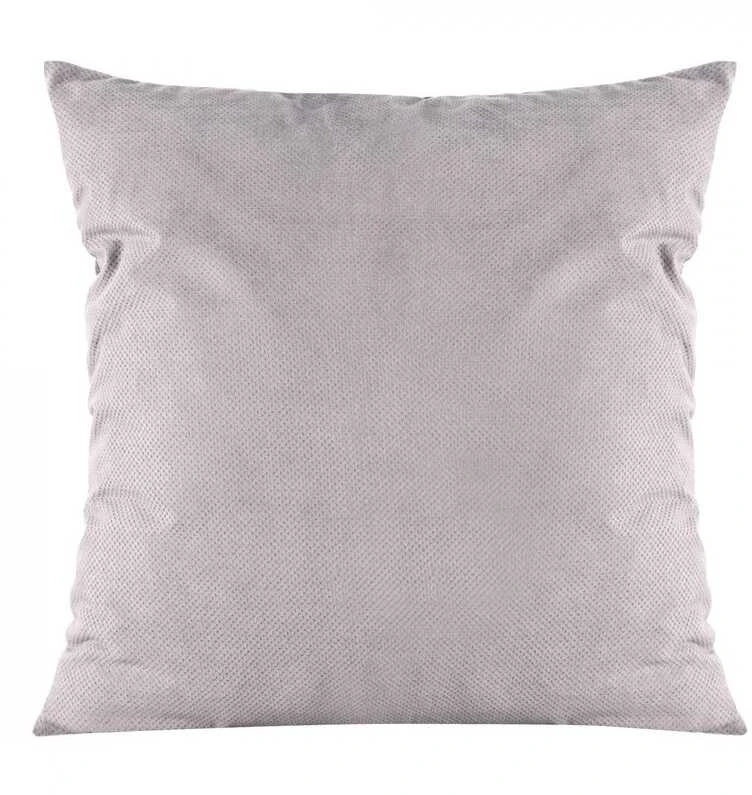 Eurofirany MILO aksominis pagalvės užvalkalas su smulkiu struktūriniu raštu, 45X45 cm, spalva: plieno