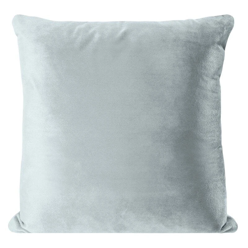 Šviesiai pilka velvetinė 40x40 pagalvė