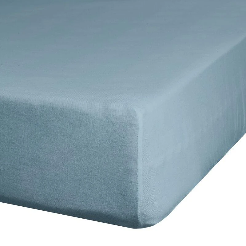Eurofirany DESIGN 91 Medvilninė paklodė su guma JERSEY, 140X200+30CM, 125 g/m2 , spalva: tamsiai mėlyna