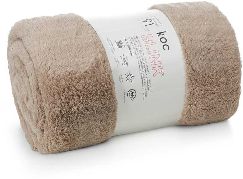 Eurofirany D91/K/BLINK 150X200 BEIGE+SIDABRAS