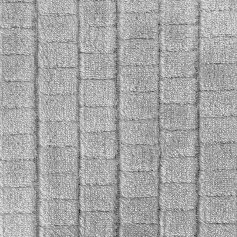 Eurofirany DESIGN 91 CINDY2 Minkštas ir švelnus pledas su įspaustu kubelių raštu, 170X210 cm, spalva: pelenų