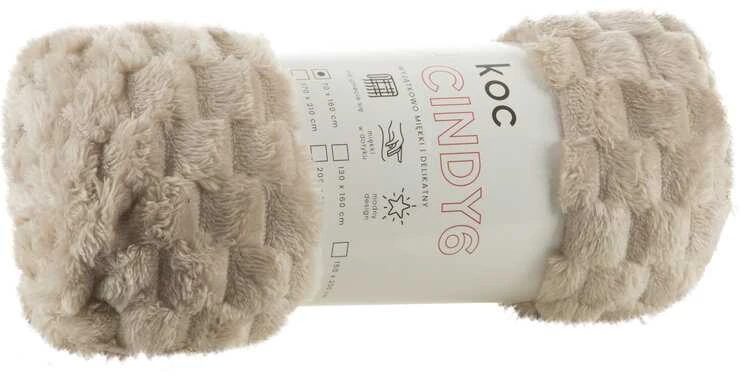 Eurofirany D91/K/CINDY6 170X210 BEIGE FLA