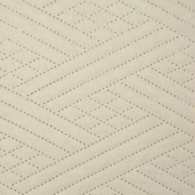 Eurofirany DESIGN 91 BONI / 4 Lovatiesė su geometriniu raštu, išgautu karšto spaudimo technika (hot press), 200X220 cm, spalva: kreminė
