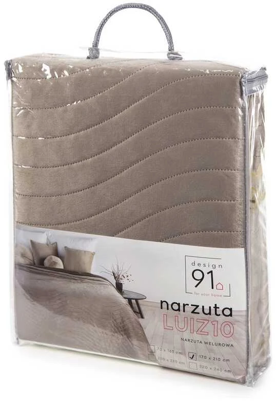 Eurofirany D91/N/LUIZ10/SMĖLIO SPALVOS 220X240 SMĖLIO SPALVOS Lovatiesė
