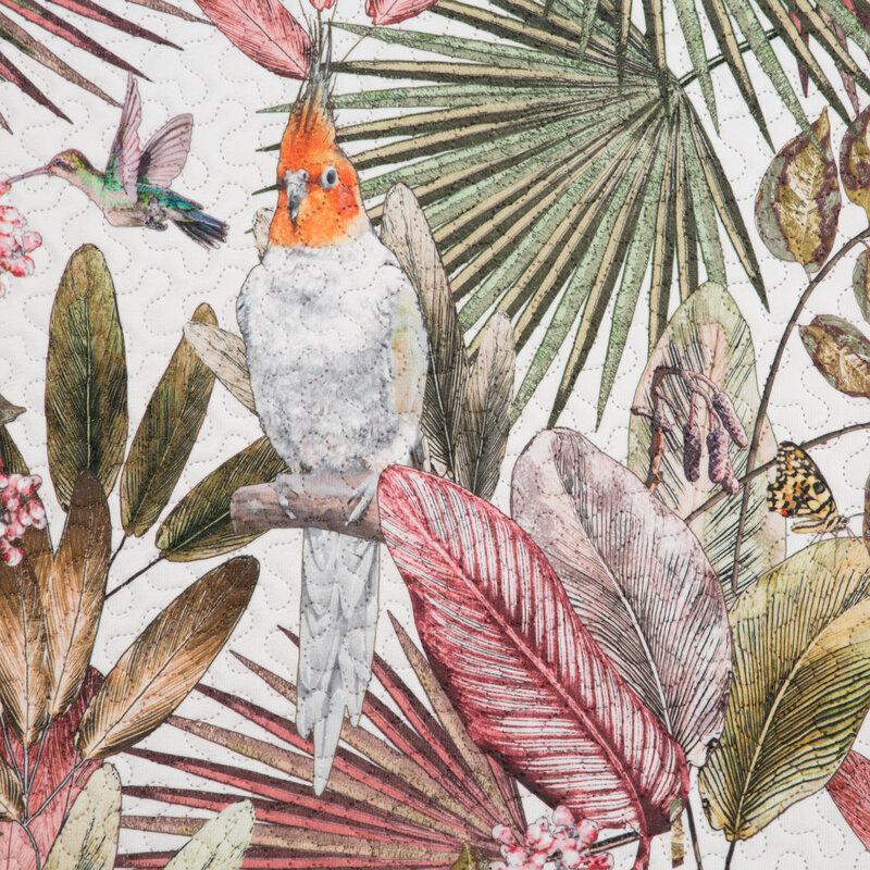Eurofirany D91/N/PARROT/ZIE 200X220 ŽALIA+ROŽINĖ Lovatiesė Lovatiesė