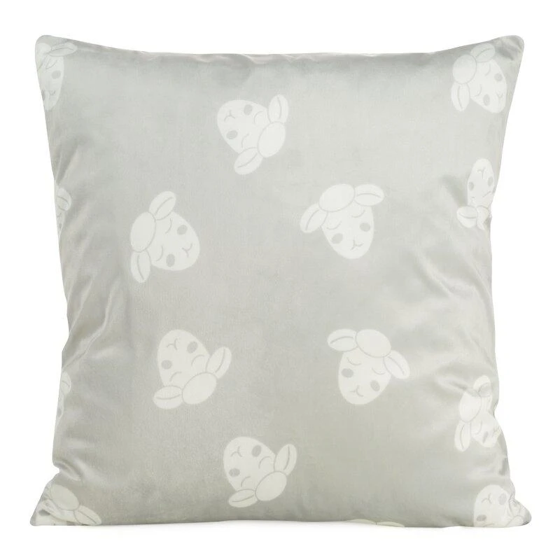 Eurofirany D91 / PO / KIDS / 1A 45X45 VELVET / Sidabrinis Pagalvės užvalkalas Pagalvės užvalkalas