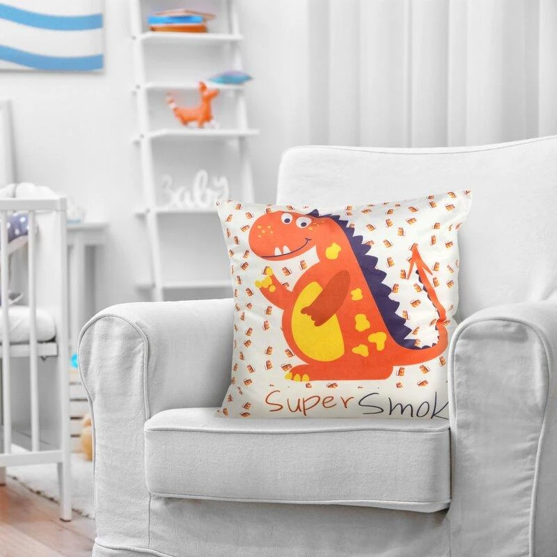 Eurofirany D91 / PO / KIDS / 8B 45X45 VELVET / B + POMA Pagalvės užvalkalas Pagalvės užvalkalas