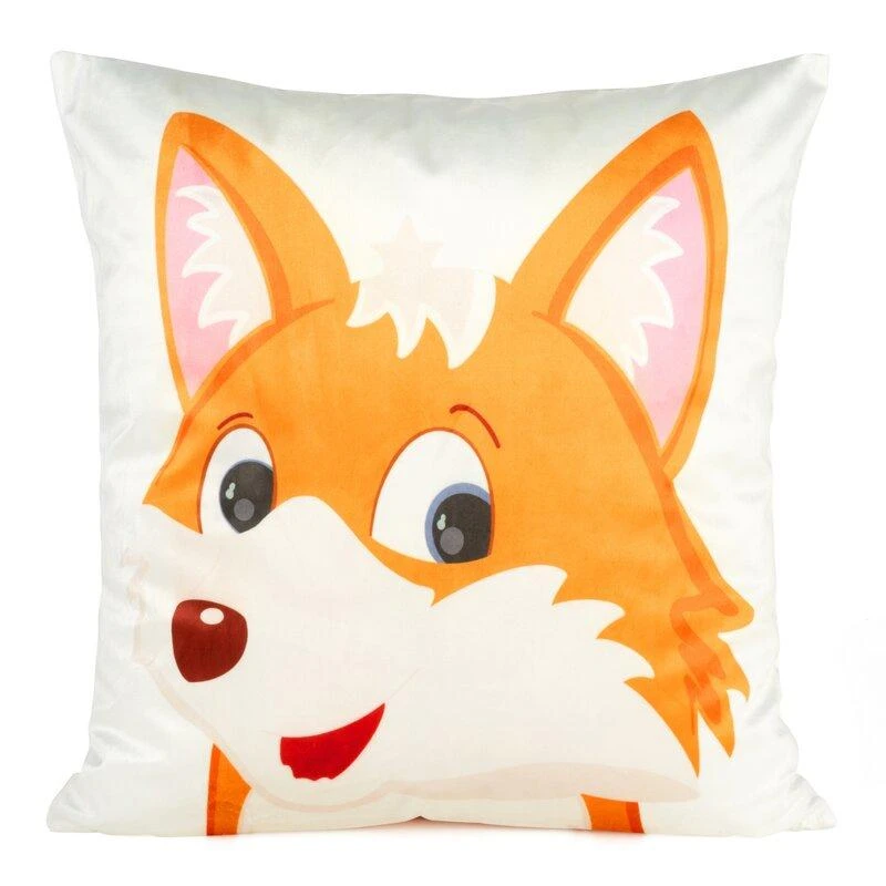 Eurofirany D91 / PO / KIDS / 9A 45X45 VELVET / B + POMA Pagalvės užvalkalas Pagalvės užvalkalas