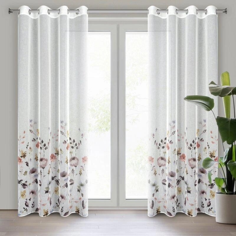 Eurofirany Euro užuolaidos D91/Z/LAVIN/B+PU 140X250 SKAIDRI