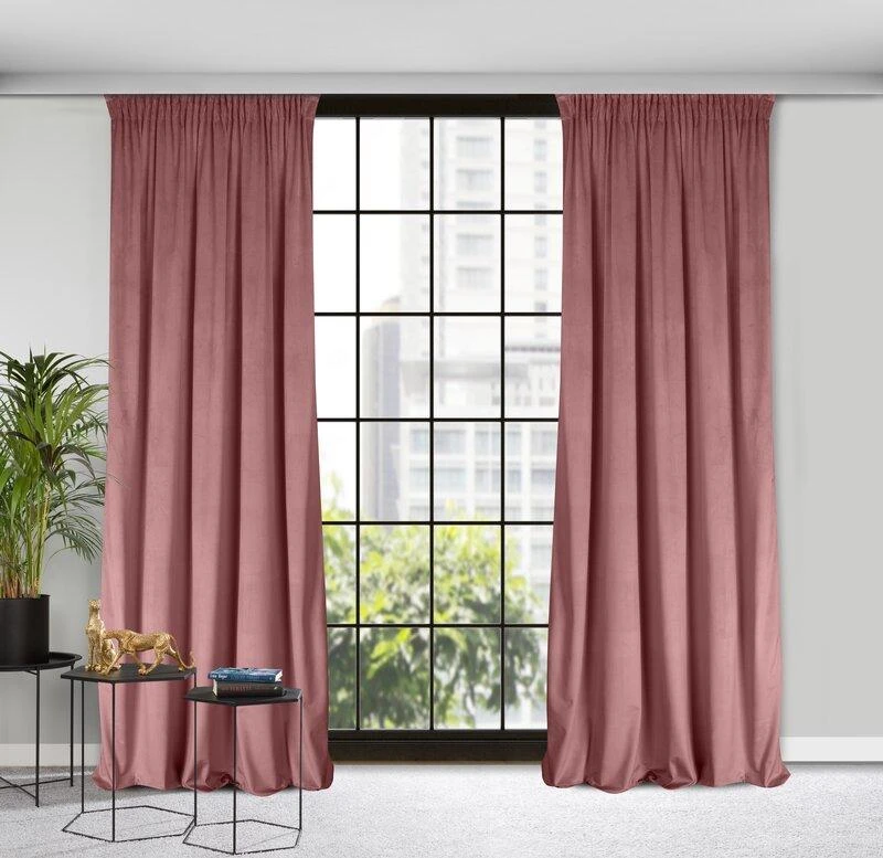 Eurofirany D91 / Z / ROSA / C. ROSE 135X300 T