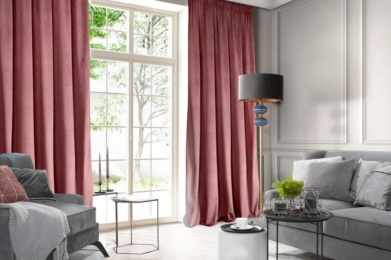 Eurofirany D91 / Z / ROSA / C. ROSE 135X300 T