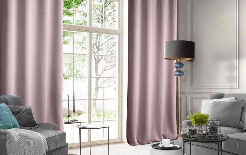 Eurofirany D91 / Z / ROSA / PUDR 135X300 T