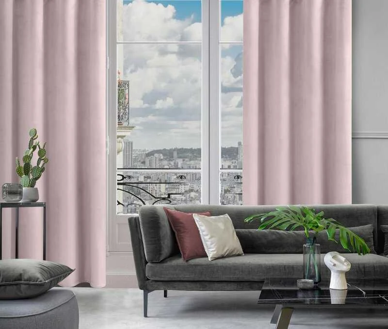 Eurofirany D91 / Z / ROSA / PUDR 135X300 T