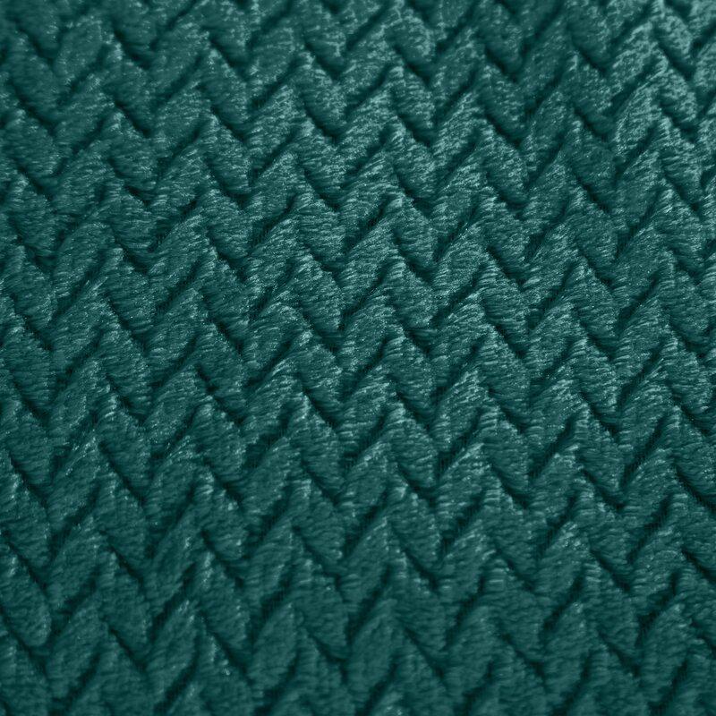 Eurofirany DESIGN 91 CINDY3 Minkštas ir švelnus pledas 200X220 cm, spalva: tamsi turkio