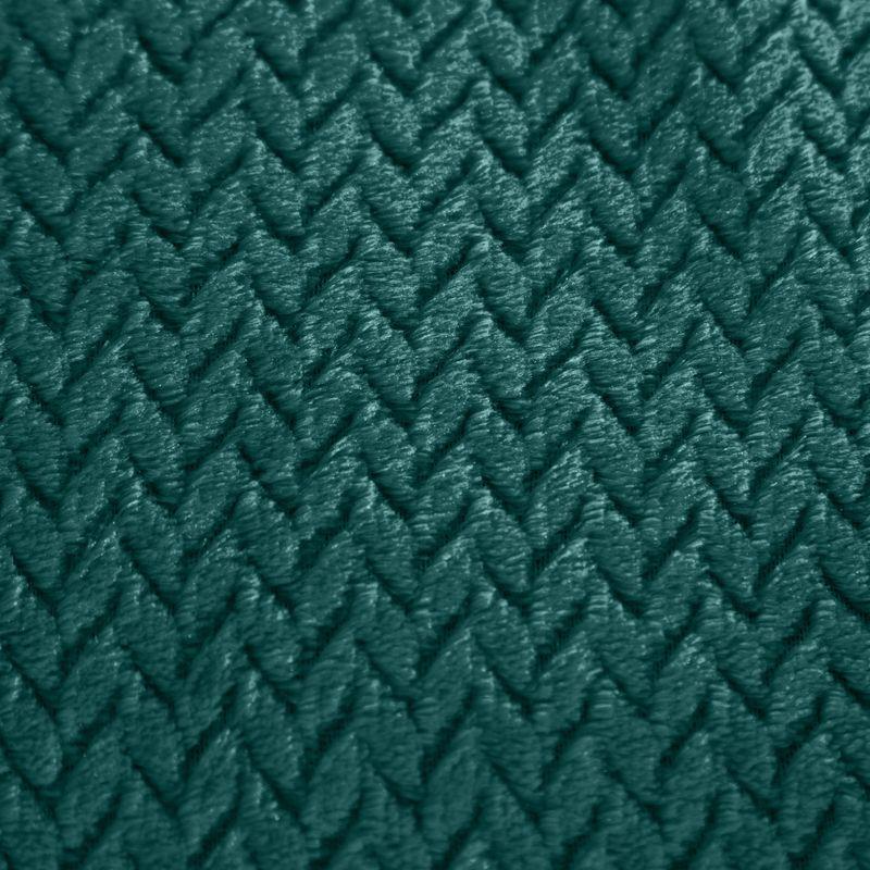 Eurofirany DESIGN 91 CINDY3 Minkštas ir švelnus pledas 200X220 cm, spalva: tamsi turkio