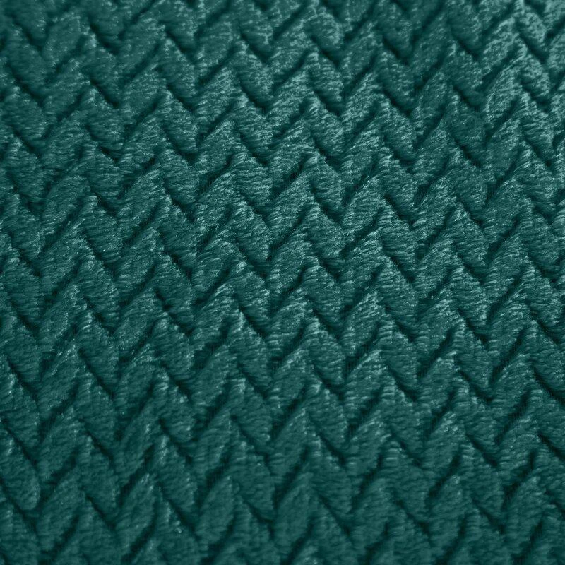 Eurofirany DESIGN 91 CINDY3 Minkštas ir švelnus pledas 170X210 cm, spalva: tamsi turkio