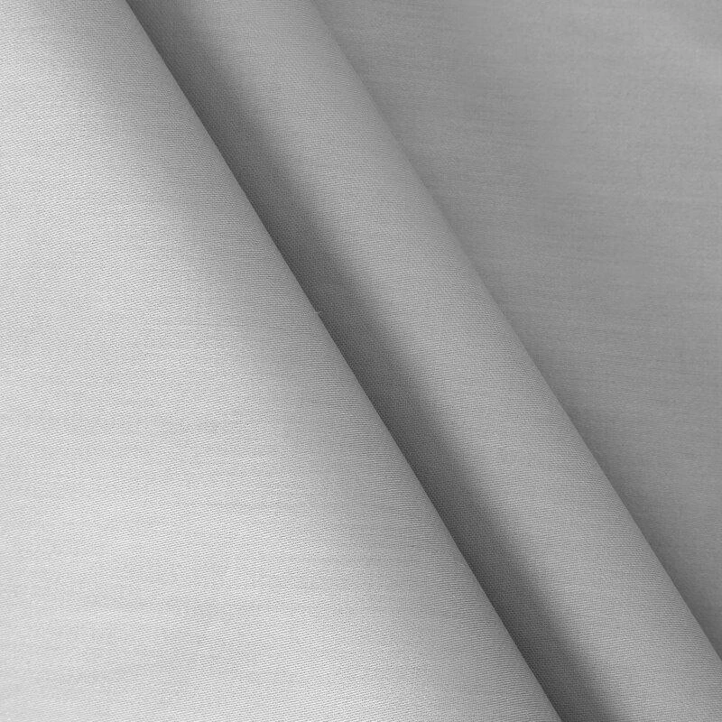 Eurofirany DIVA LINE DINA Aukštos kokybės medvilnės satino vienspalvės patalynės komplektas, 220 X 200 cm, 2 vnt. 70 X 80 cm, spalva: šviesiai pilka Patalynė