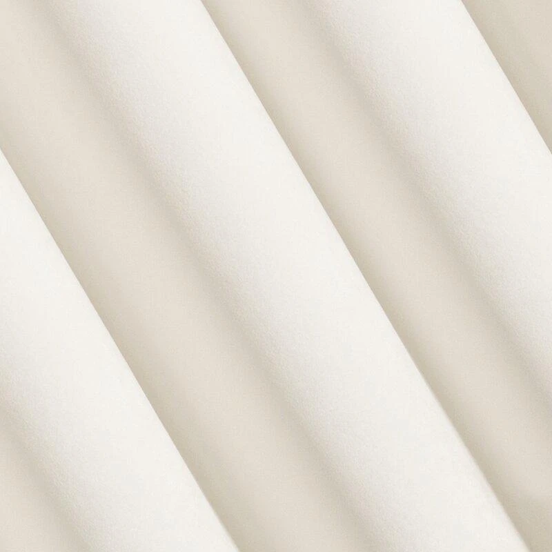 Eurofirany DIVA LINE RIA Minkšto aksomo naktinė užuolaida, 140X250 cm, kilpos / žiedai, spalva: kreminė