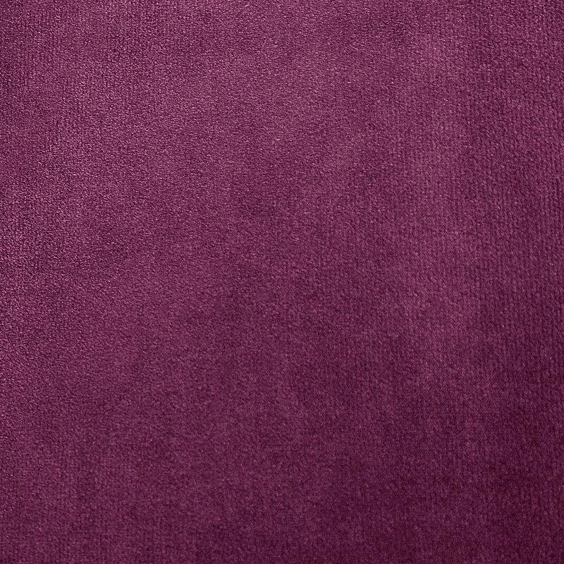 Eurofirany DIVA LINE RIA Minkšto aksomo naktinė užuolaida, 140X250 cm, kilpos / žiedai, spalva: violetinė