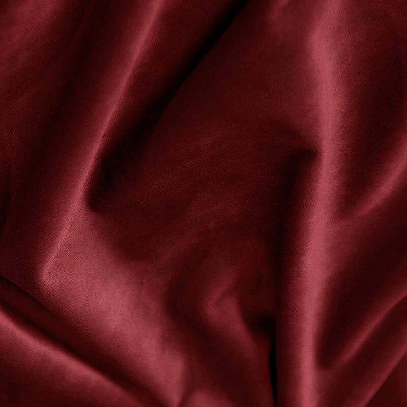 Eurofirany DIVA LINE RIA Minkšto aksomo naktinė užuolaida, 140X250 cm, kilpos / žiedai, spalva: bordo