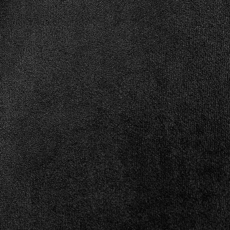 Eurofirany DIVA LINE RIA Minkšto aksomo naktinė užuolaida, 140X250 cm, kilpos / žiedai, spalva: juoda