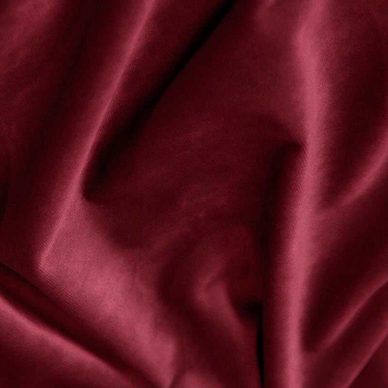 Eurofirany DIVA LINE RIA Minkšto aksomo naktinė užuolaida, 140X250 cm, kilpos / žiedai, spalva: bordo