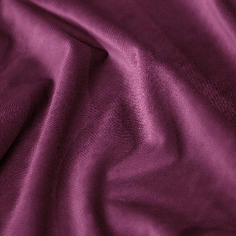 Eurofirany DIVA LINE RIA Minkšto aksomo naktinė užuolaida, 140X250 cm, kilpos / žiedai, spalva: violetinė