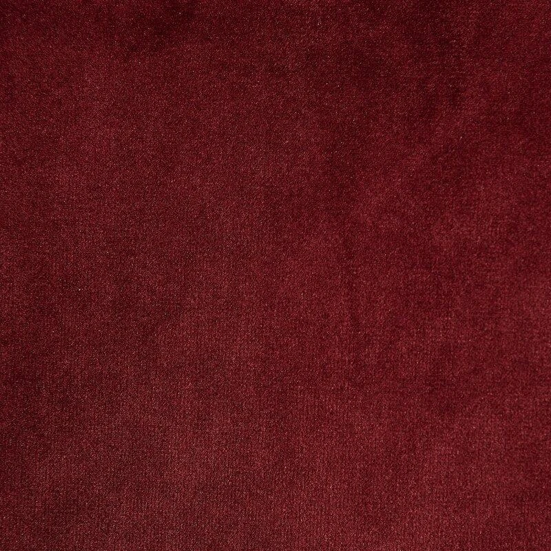 Eurofirany DIVA LINE RIA Minkšto aksomo naktinė užuolaida, 140X250 cm, kilpos / žiedai, spalva: bordo