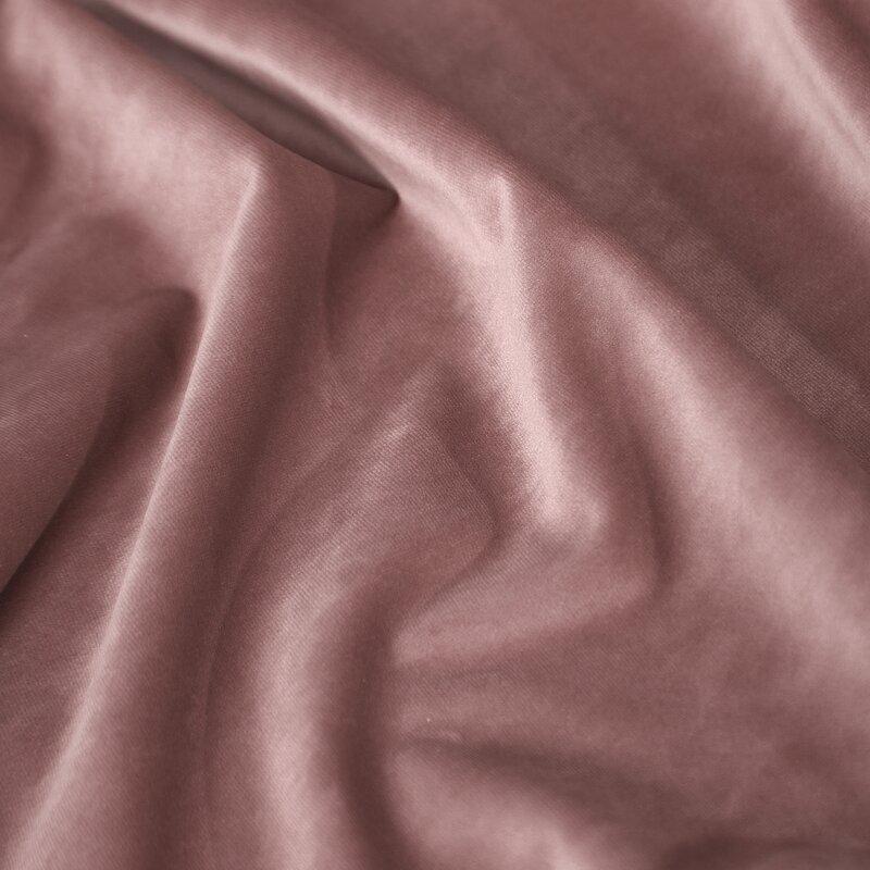 Eurofirany DIVA LINE RIA Minkšto aksomo naktinė užuolaida, 140X250 cm, kilpos / žiedai, spalva: tamsiai rožinė