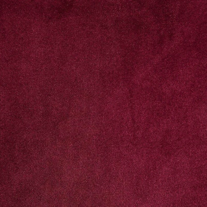 Eurofirany DIVA LINE RIA Minkšto aksomo naktinė užuolaida, 140X250 cm, kilpos / žiedai, spalva: bordo